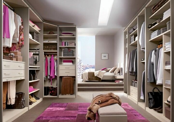 Классическая гардеробная комната - 10 фото дизайн-проектов