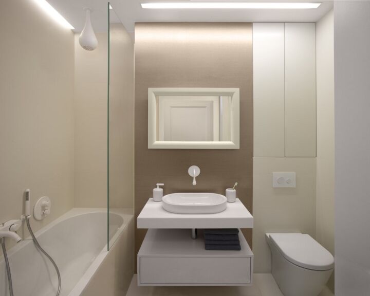 Дизайн ванной комнаты, совмещенной с туалетом: 40 лучших фото