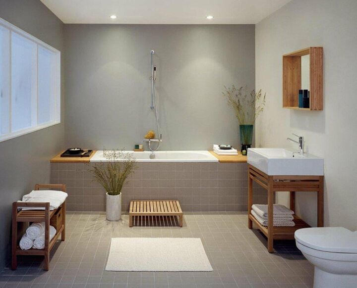 Маленькая ванная комната. Дизайн с душевой кабиной