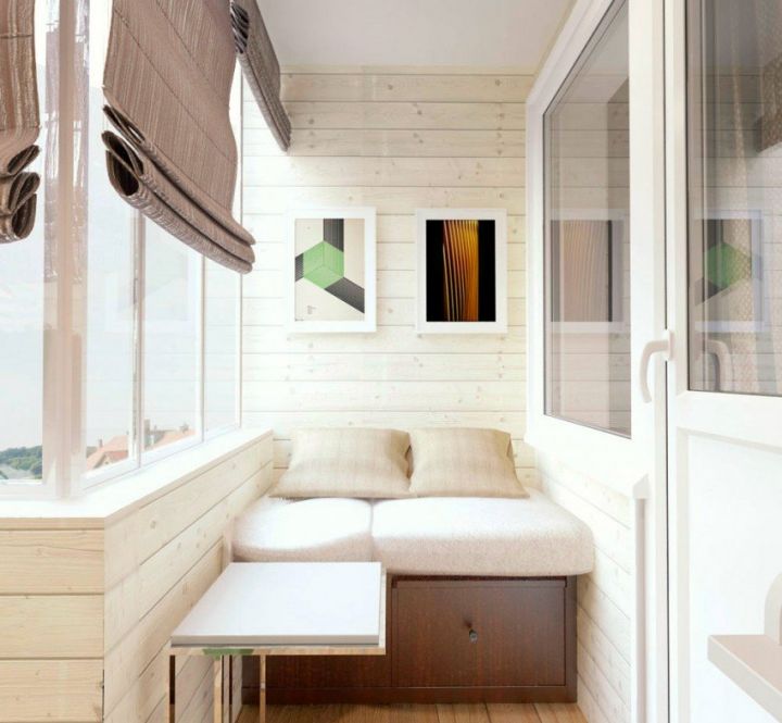 Дизайн интерьеров балконов и лоджий: идеи оформления внутри и 50+ фото