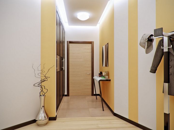 Интерьер коридора в квартире панельного (34 фото)