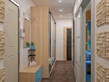 Интерьер дизайна коридора