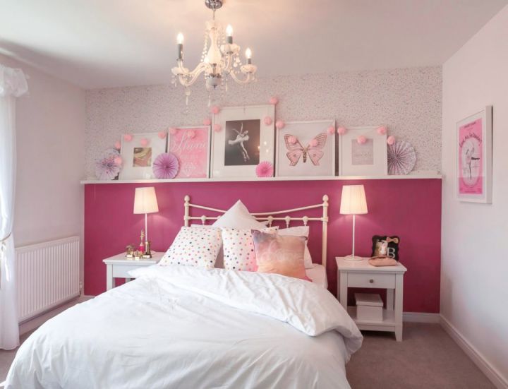 Розовая спальня – 44 фото интерьера розового цвета