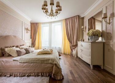 Бежевая спальня — 78 фото идей дизайна бежевого цвета