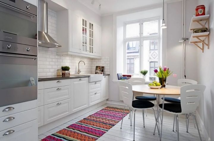 Интерьер кухни в скандинавском стиле: 60 + фото