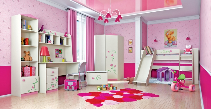 Дизайн детской комнаты для дочки 1 годик