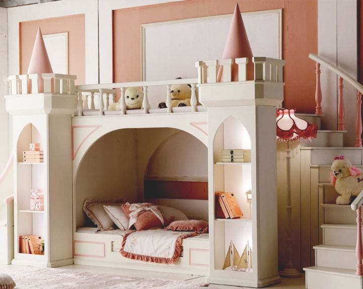 Идеи для оформления кровати в стиле замка