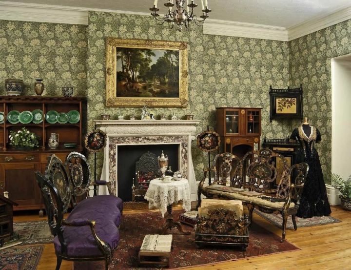 Викторианский стиль в интерьере комнаты