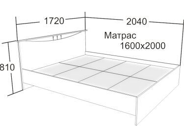 Размер полутороспальной кровати гост