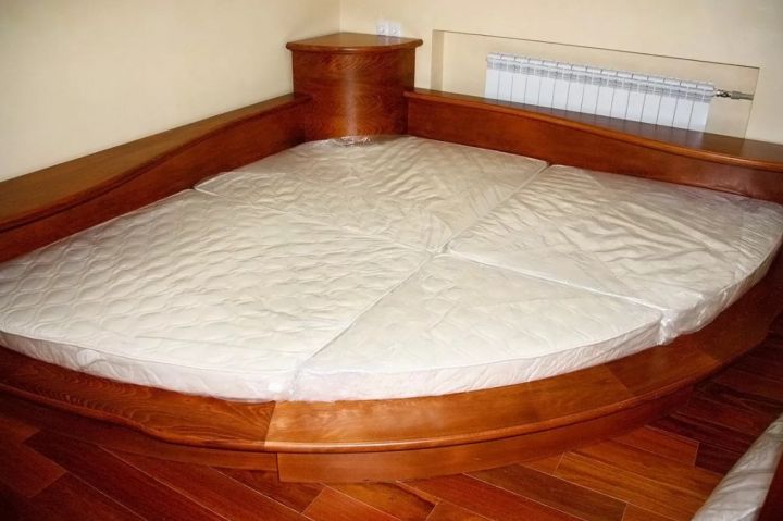 Кровать металлическая Полукруглая К-651-3-С-100-60