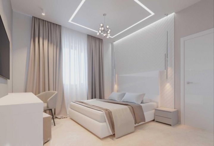 Дизайн спальни в светлых тонах — лучшие решения для интерьера на фото от SALON