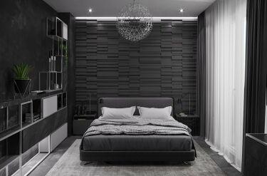 Спальни (Лофт) - Дизайн интерьера спальни - Лофт