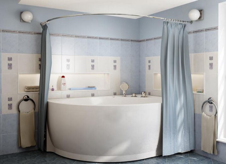 Шторы для ванной - фото лучших новинок и красивого дизайна