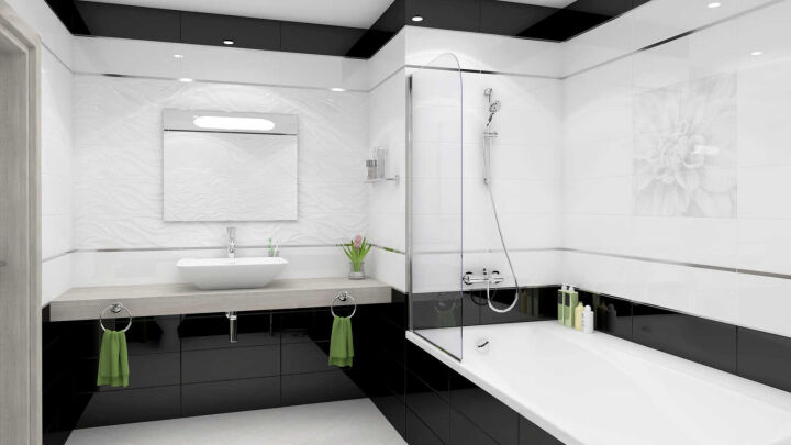 Ванная комната в черном цвете: + реальных фото примеров