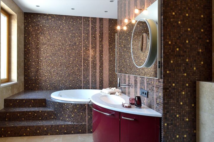 Ванная комната в коричневых цветах: дизайн, 50+ фото