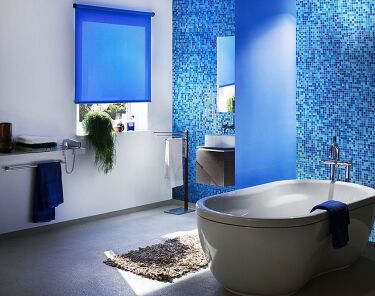 Ванные комнаты в синем цвете: больше 50 дизайнов