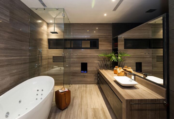 Особенности дизайна черно-белой ванной комнаты