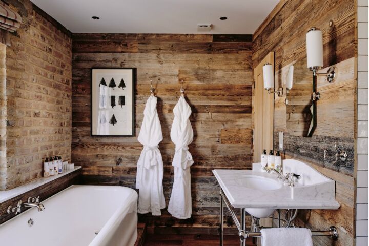 Идеи оформления ванной в стиле лофт: дизайн, мебель, освещение, декорирование