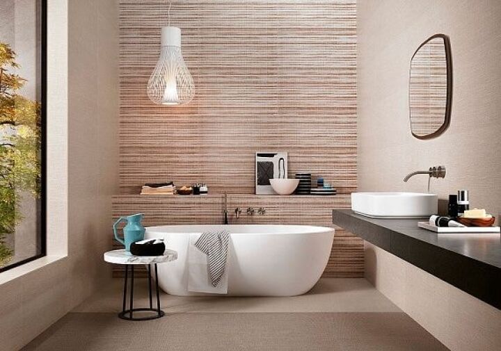 Дизайн квадратной ванной комнаты в Москве