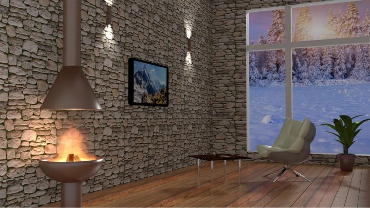 Стеновые ламинированные панели под металл и камень | Wallhof