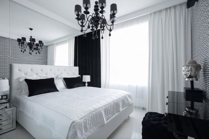 70+ идей дизайна белой спальни (фото)
