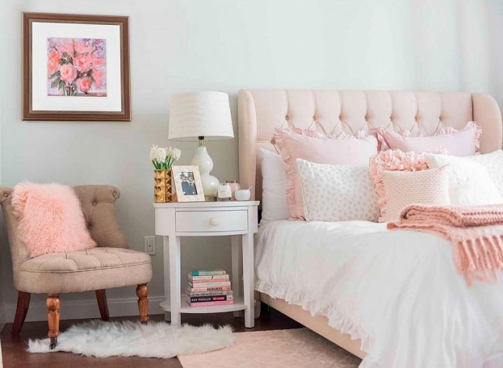 Розовая спальня с примерами на фото