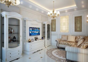 Дизайн строгие гостиные