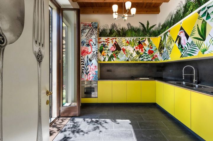 Желтые кухни в интерьере: фото удачного дизайна