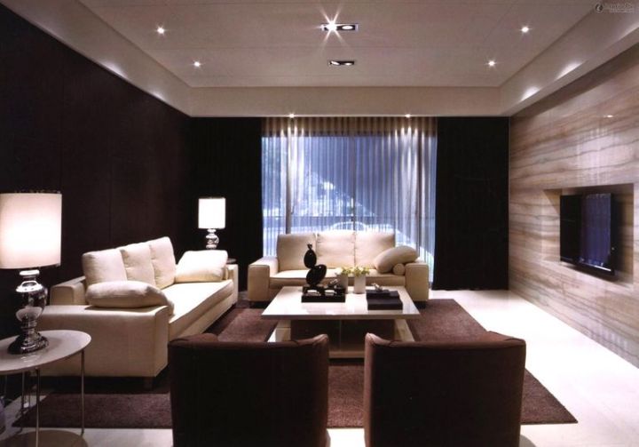 Гостиные (тёмная мебель) - Дизайн интерьера гостиных - тёмная мебель