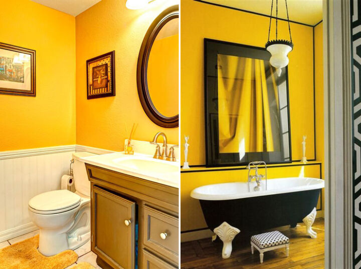 Желтая ванная комната: советы и варианты оформления ванной (40 фото)