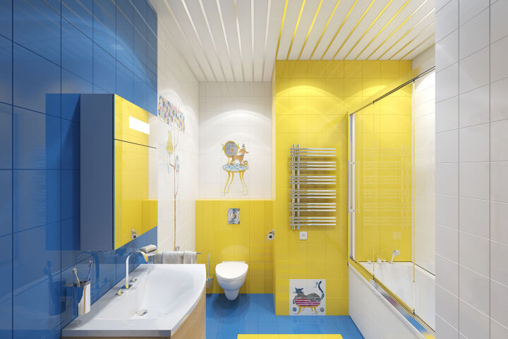 Желтый цвет в ванной комнате: стоит ли?