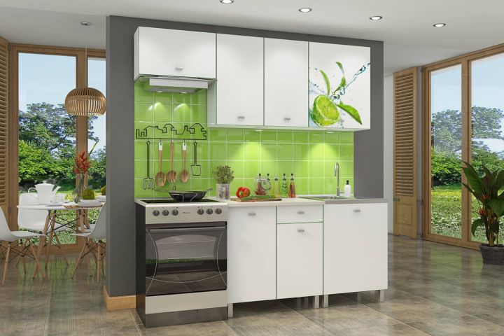 Кухонный гарнитур Бланка СТЛ.348.00 Белый (ст. Лукка) Кухонный гарнитур Бланка СТЛ.348.00 Белый
