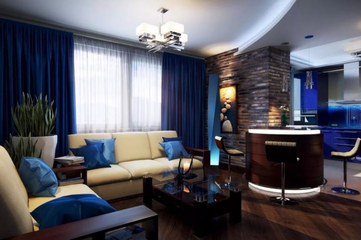 Дизайн офиса синего цвета: фото лучших интерьеров на INMYROOM