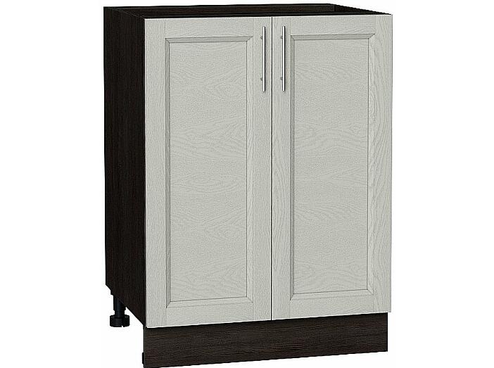 Шкаф нижний под мойку с 2-мя дверцами Сканди НМ 600 Cappuccino Softwood-Венге