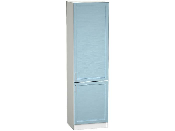 Шкаф пенал с 2-мя дверцами Сканди 600Н (для верхних шкафов высотой 920) Sky Wood-Белый