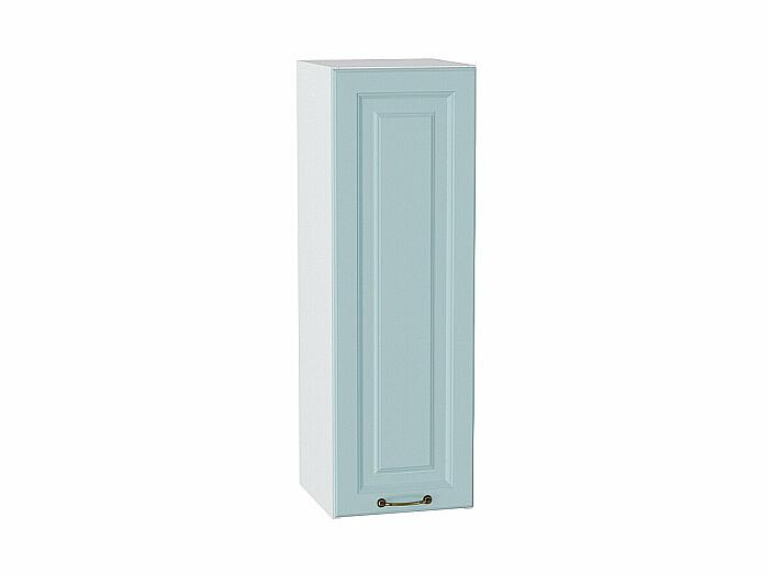 Шкаф верхний с 1-ой дверцей Ницца Голубой Белый 920*300*318