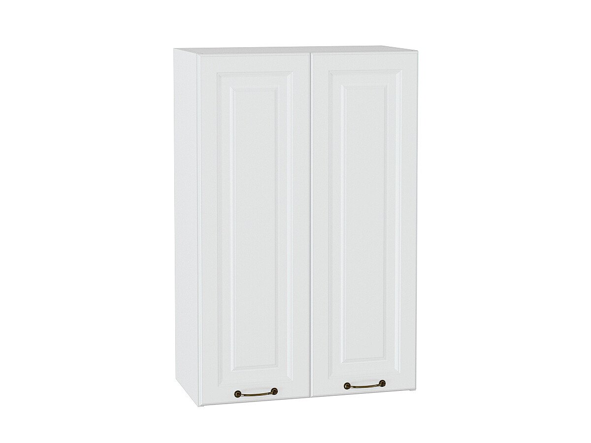 Шкаф верхний с 2-мя дверцами Ницца Белый Белый 920*600*318